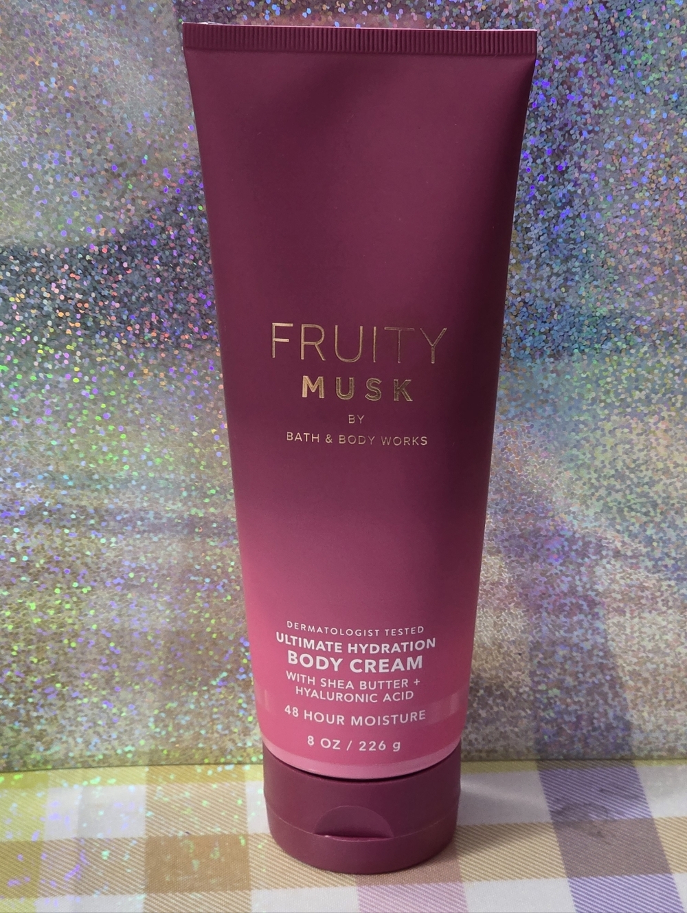 Bath & Body Works Fruity Musk Body Cream 8oz NEW RARE